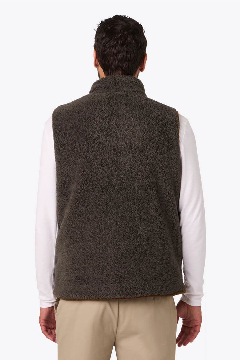 Ranch Heated High-Pile Fleece Vest, Alternate, color, Tan