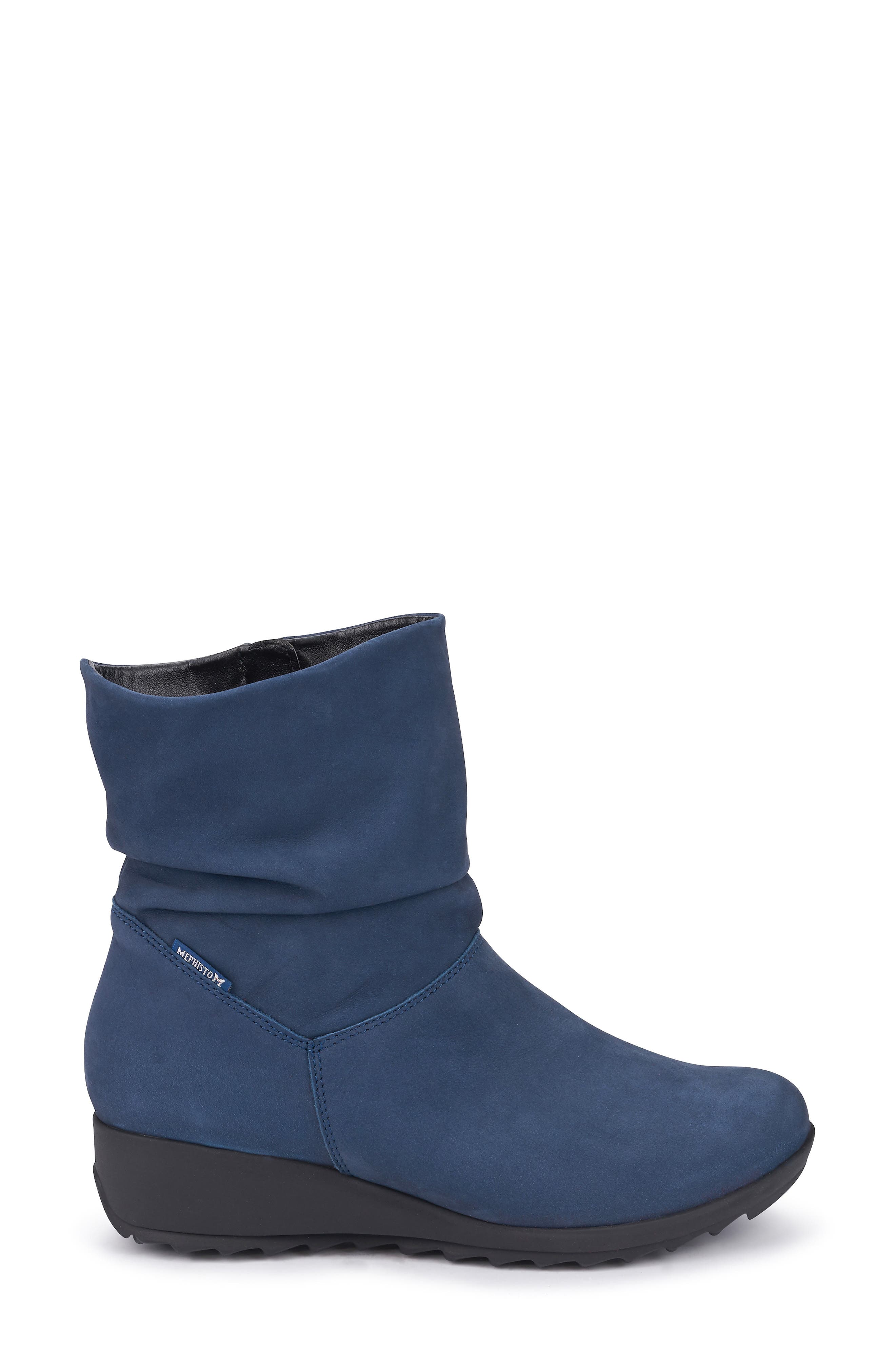Agatha Bootie, Alternate, color, JEANS BLUE LEATHER