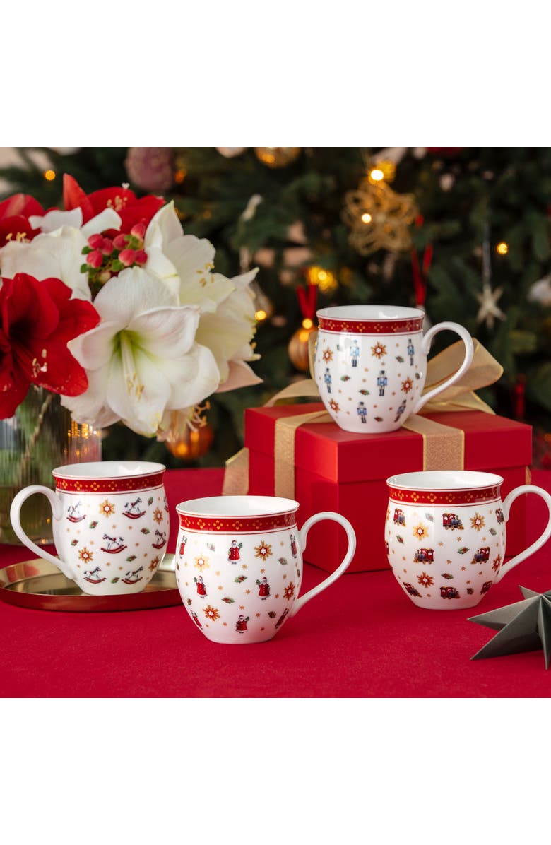 Villeroy & Boch Toy's Delight Anniversary Mug set 4pcs, Alternate, color, Multi