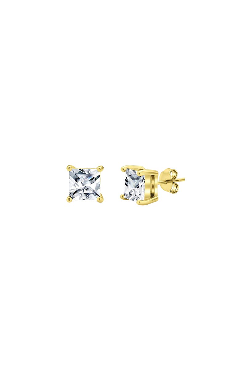 Donatello Gian 14K Solid Gold Square Tiny Studs, Main, color,