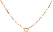 Pre-Owned Cartier Cartier D'Amour Pendant Necklace 18K Rose Gold with Diamond XS