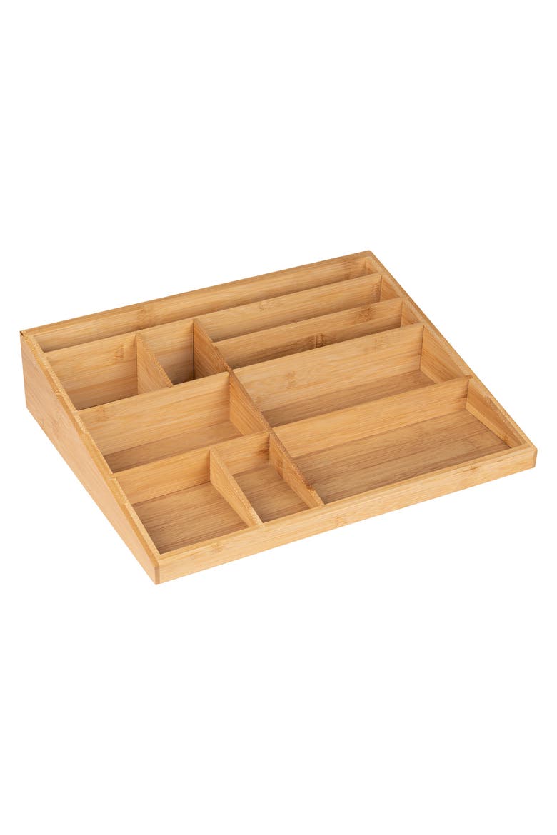 Theodore Desktop Organizer, Main, color, Beige
