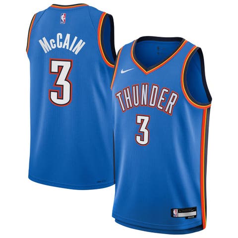 Youth Nike Jared McCain Blue Oklahoma City Thunder Swingman Jersey - Icon Edition