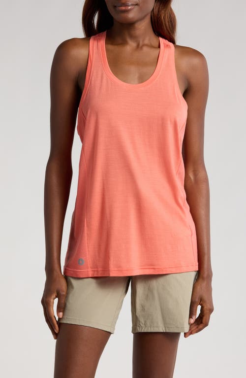 Smartwool Active Mesh Racerback Tank In Coral Reef