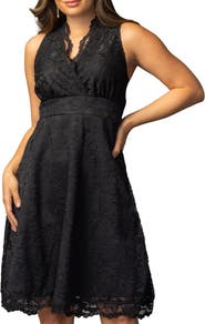 Kiyonna Pin Up Boudoir Lace Cocktail Dress