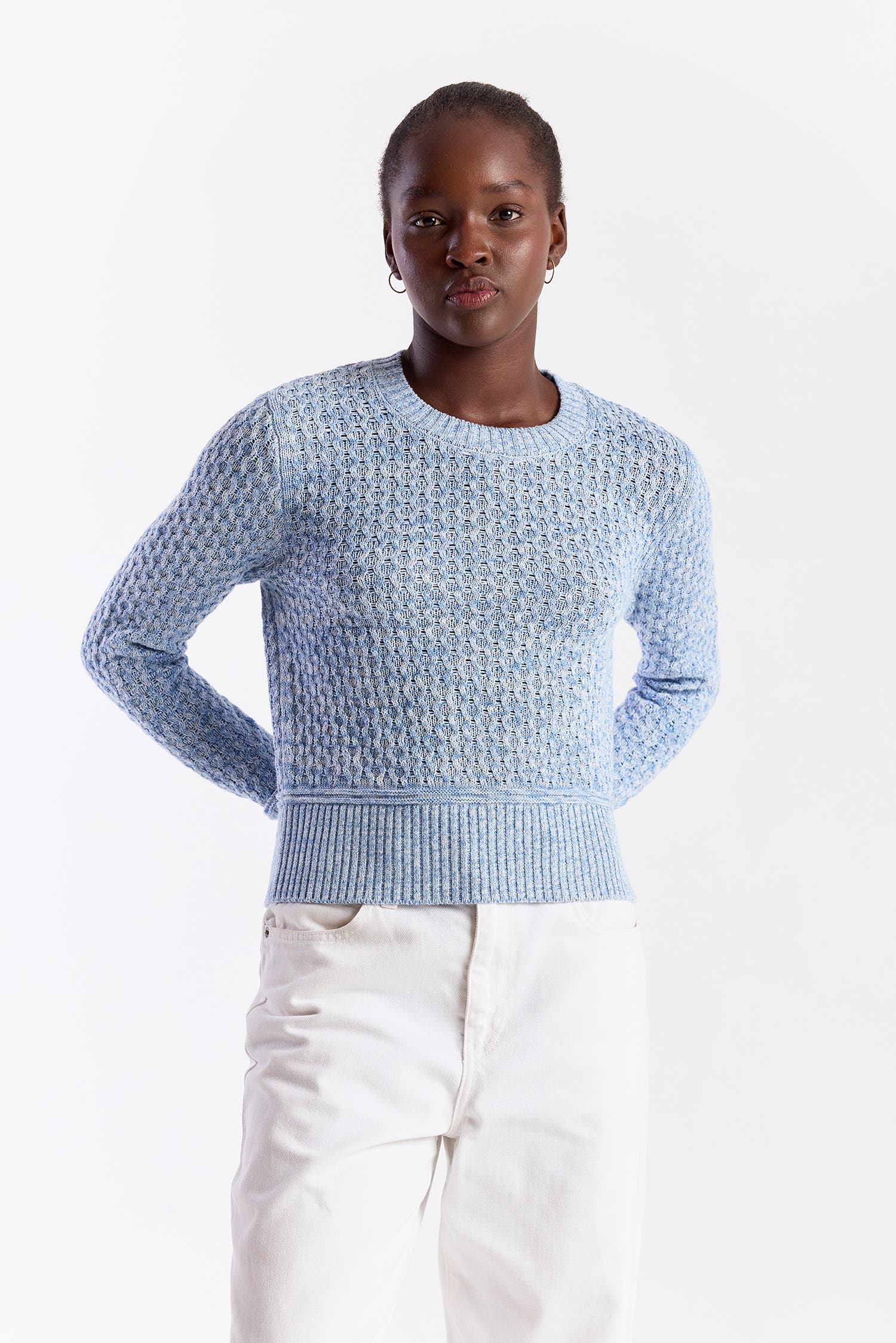 Cable Twist Yarn Sweater - image 2