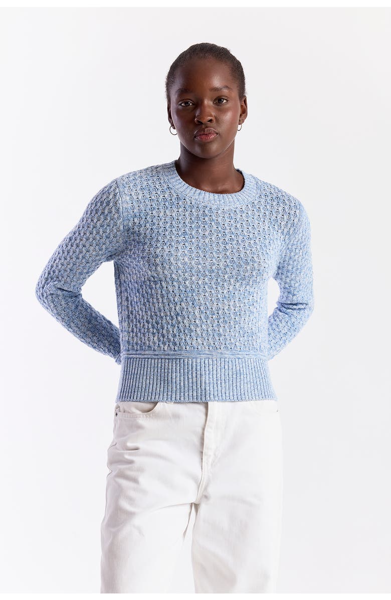 WISPR Cable Twist Yarn Sweater, Alternate, color, Skyline