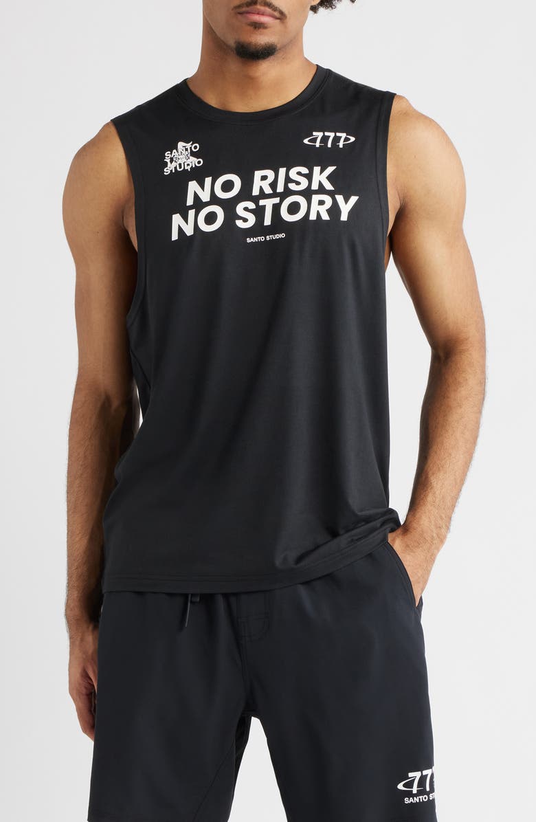 SANTO STUDIO Tempo No Risk Tech Tank, Main, color, Black