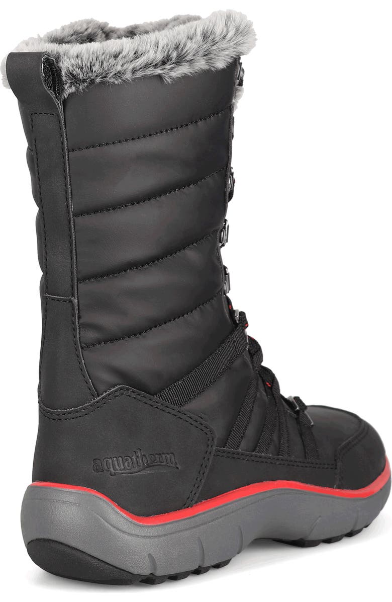 AQUATHERM BY SANTANA CANADA Racer Waterproof Faux Fur Boot, Alternate, color,