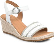 Söfft Inez II Espadrille Ankle Strap Platform Wedge Sandal