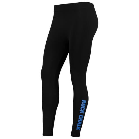 Women's ZooZatz Black Kansas Jayhawks 2.0 Leggings