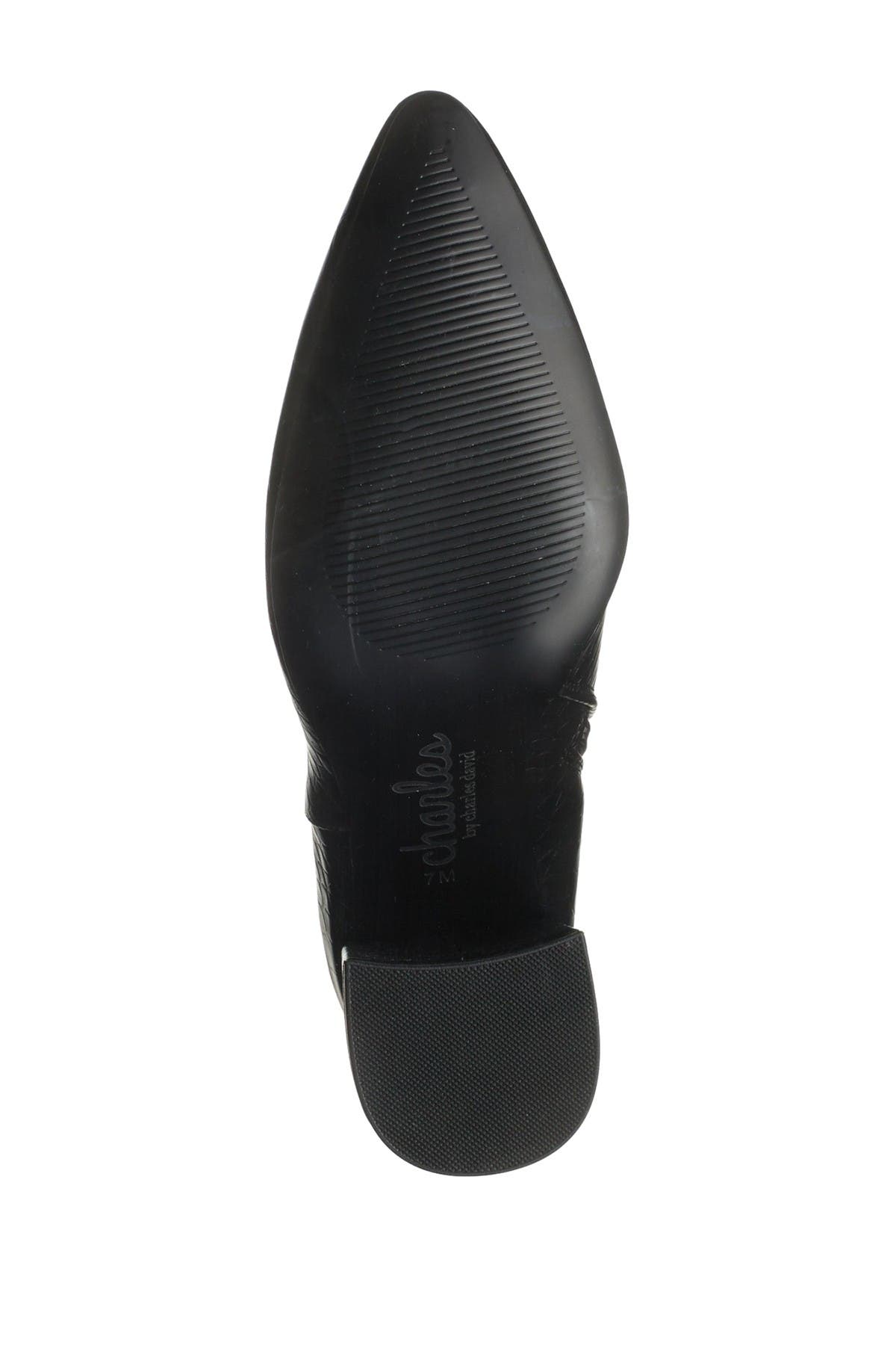 Charles David Virgil Embossed Boot, Alternate, color, 