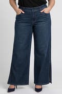 Liverpool Los Angeles Weekender Side Slit Wide Leg Jeans