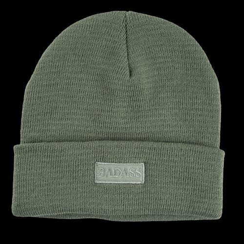Totalee Gift Badass Beanie Acrylic Green