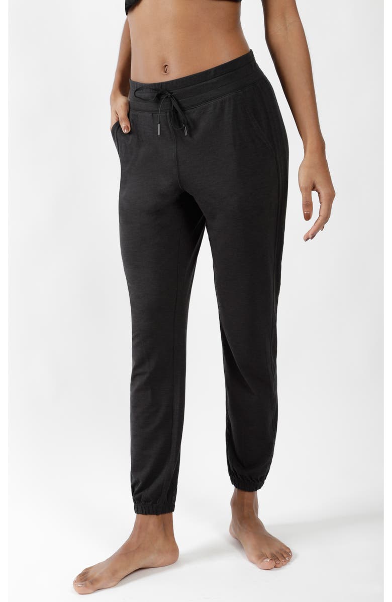 90 DEGREE BY REFLEX Heathered Slim Joggers, Alternate, color,