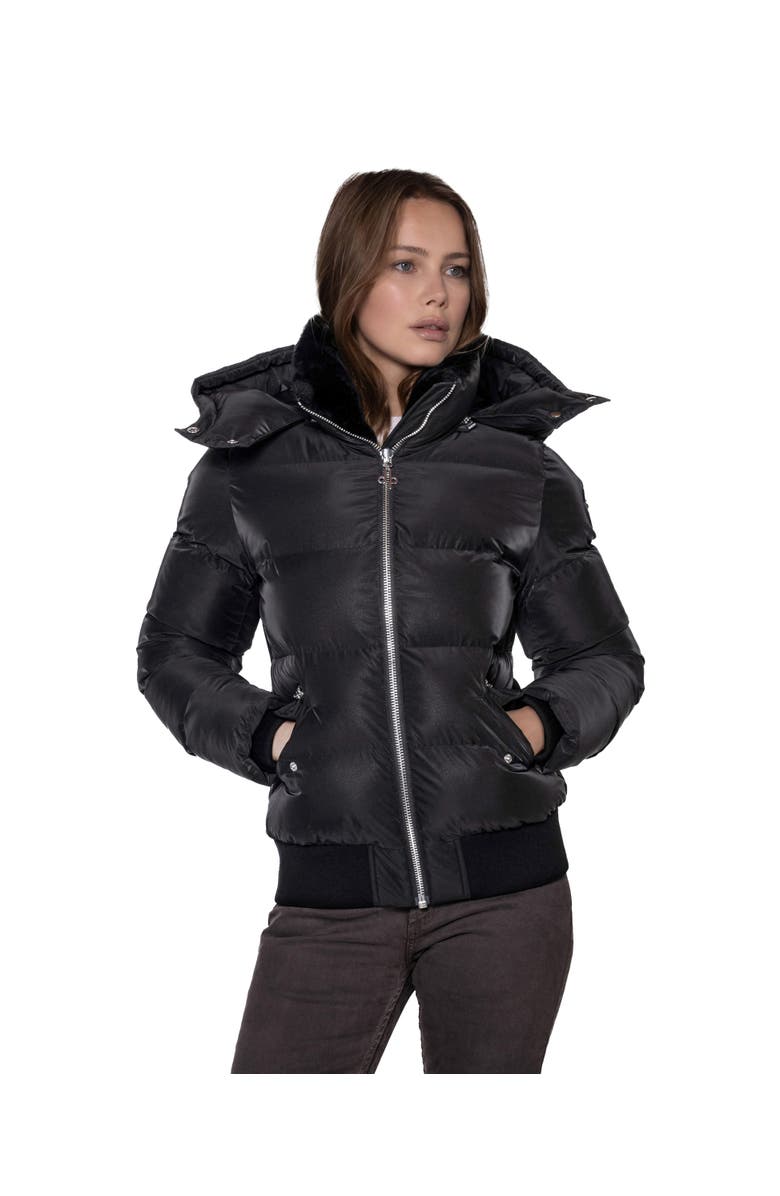 Woodpecker Women's Bumnester 3/4 Length Quilted Coat, Alternate, color, Black Diamond