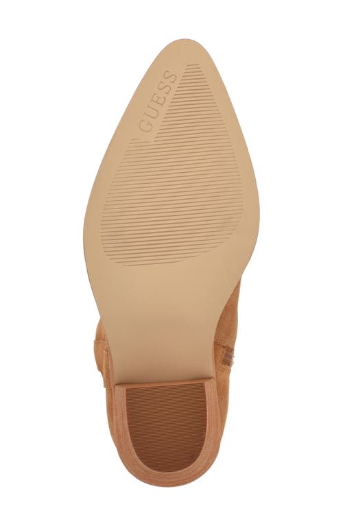 Guess Sashan Western Boot In Brown