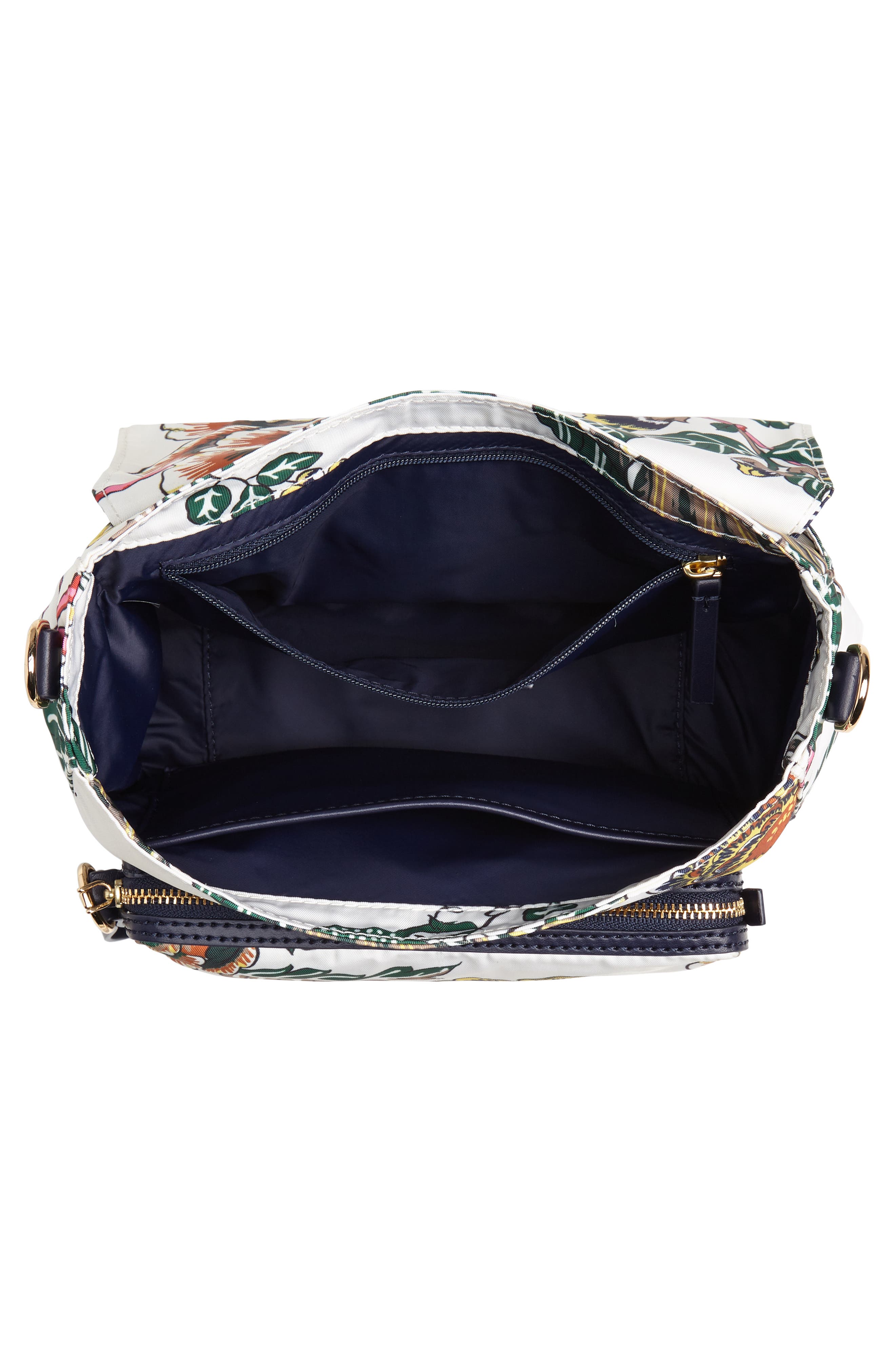 Tory Burch Tilda Printed Nylon Crossbody Bag, Alternate, color, 