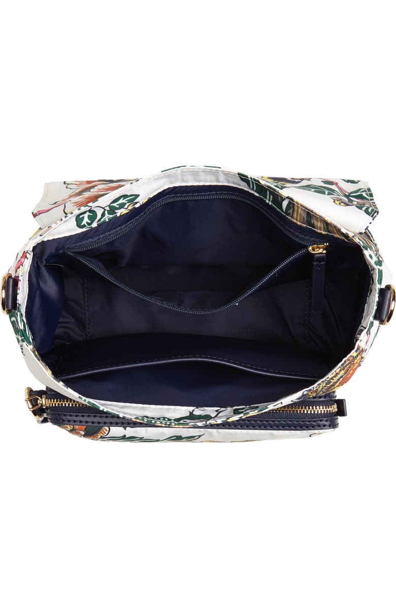 Tory Burch Tilda Printed Nylon Crossbody Bag, Alternate, color,