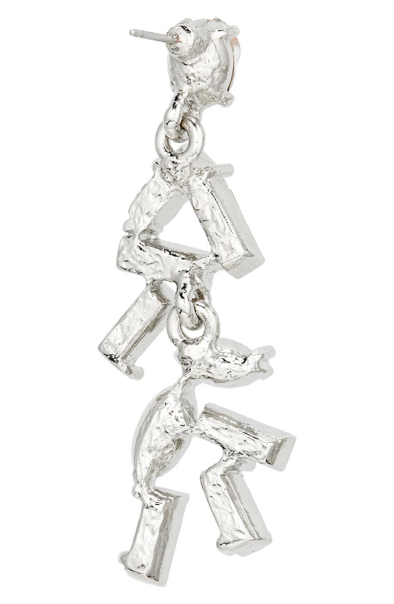 Oscar de la Renta Crystal Confetti Drop Earrings, Alternate, color, 