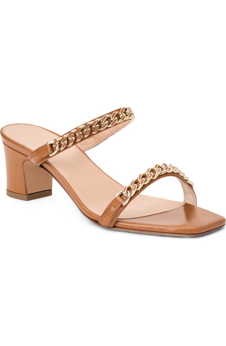Bruno Magli Elisa Slide Sandal, Main, color, Brown Nappa