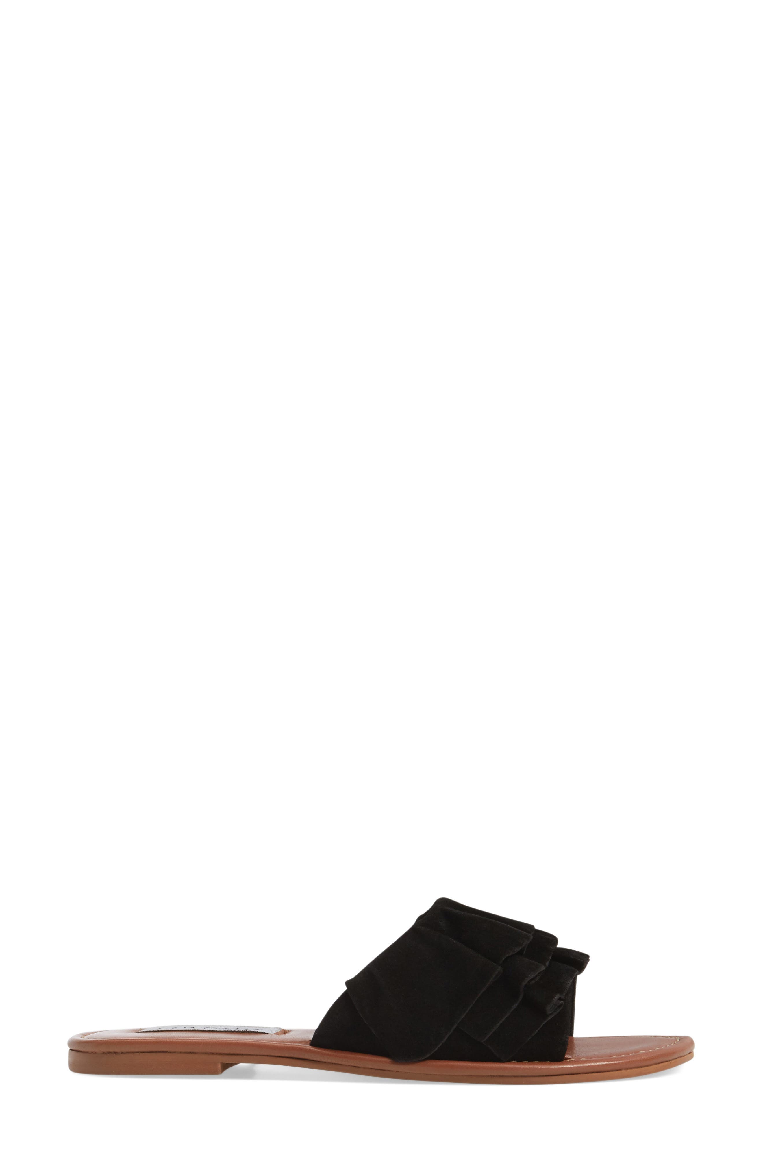 Getdown Sandal, Alternate, color, BLACK SUEDE