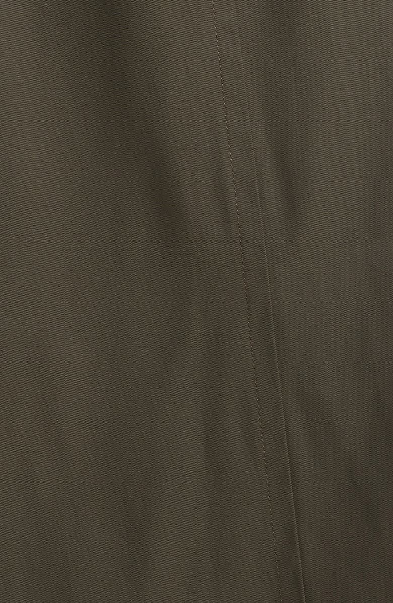 London Fog Water Resistant Belted Trench Coat, Alternate, color, Olive