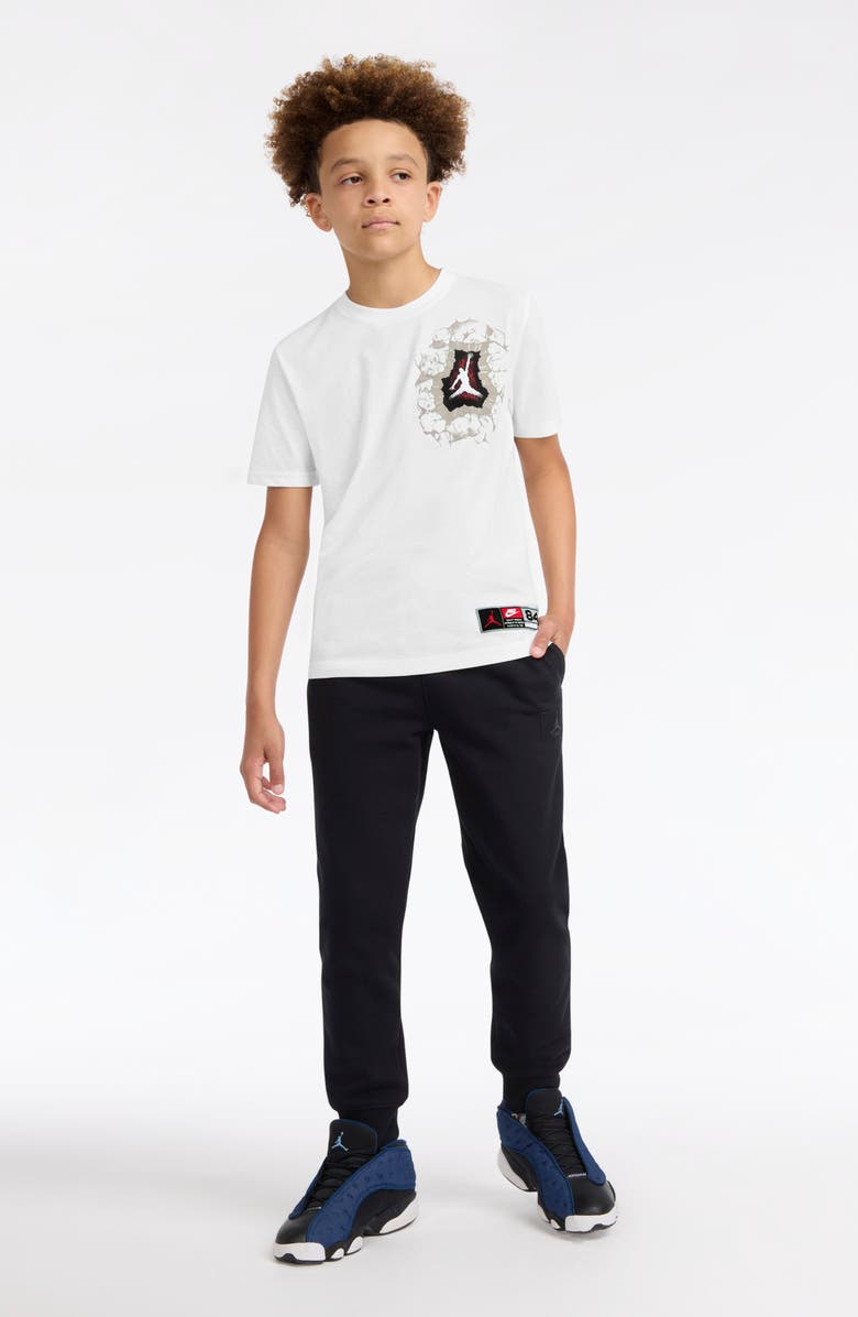 Jordan Kids' Jersey Breakthrough Graphic T-Shirt, Alternate, color, Sail