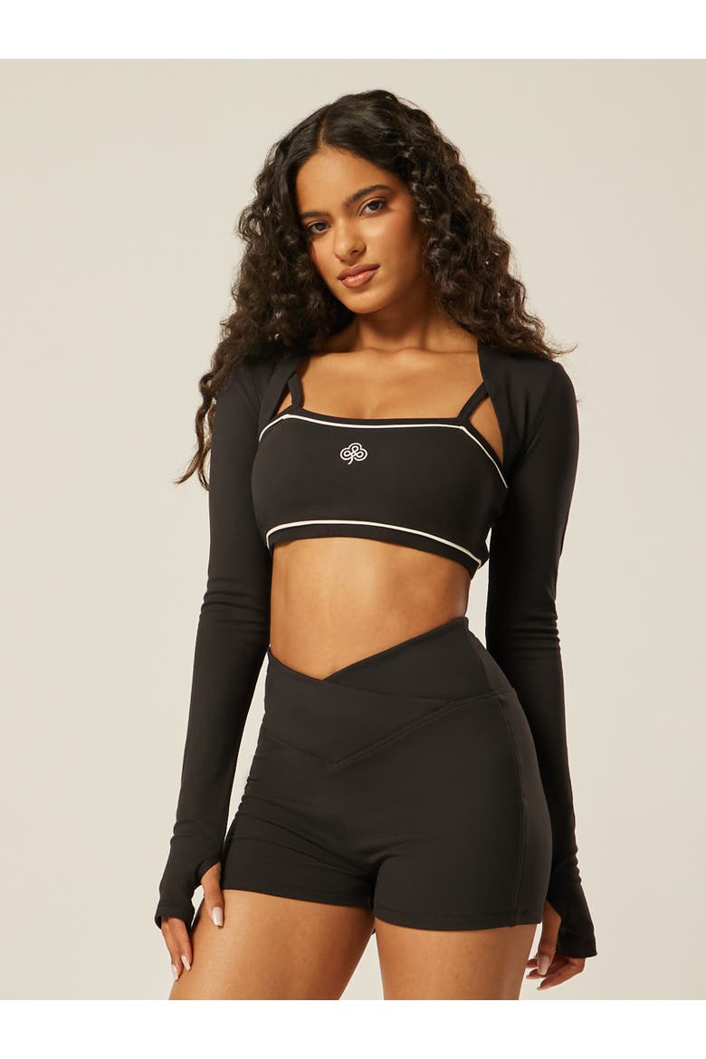 Core Everyday Long Sleeve Bolero, Main, color, Black