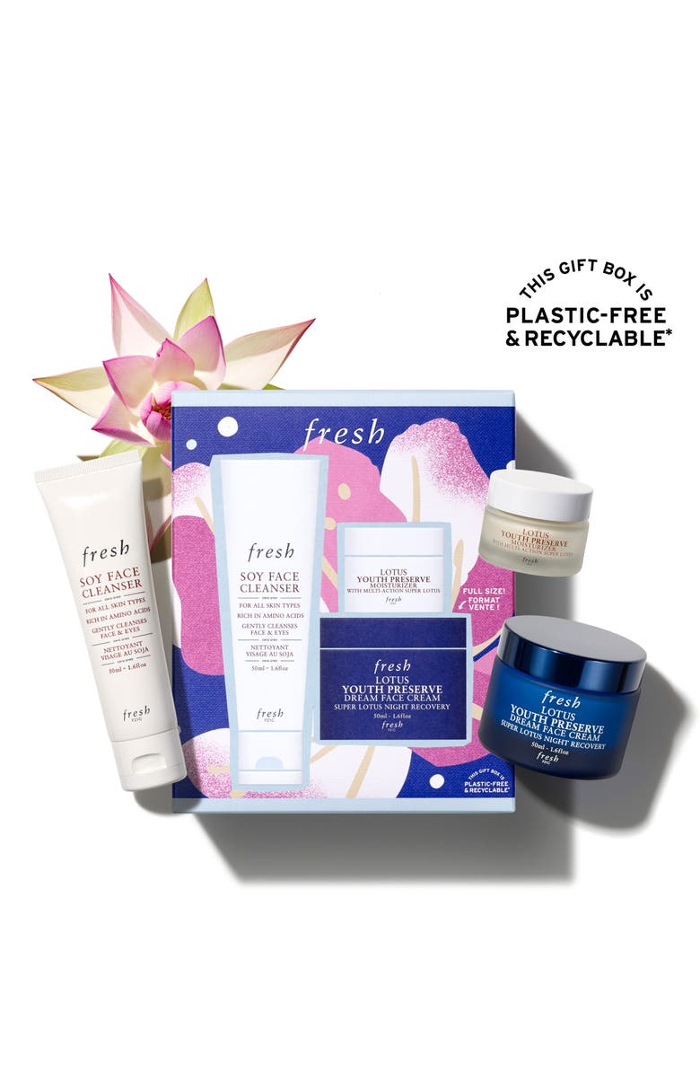 Fresh<sup>®</sup> Lotus Day & Night Skin Care Set USD $90 Value, Alternate, color, 