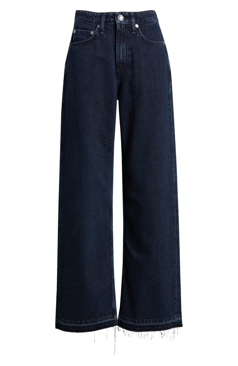 rag & bone Logan Release Hem Mid Rise Wide Leg Jeans, Main, color, 