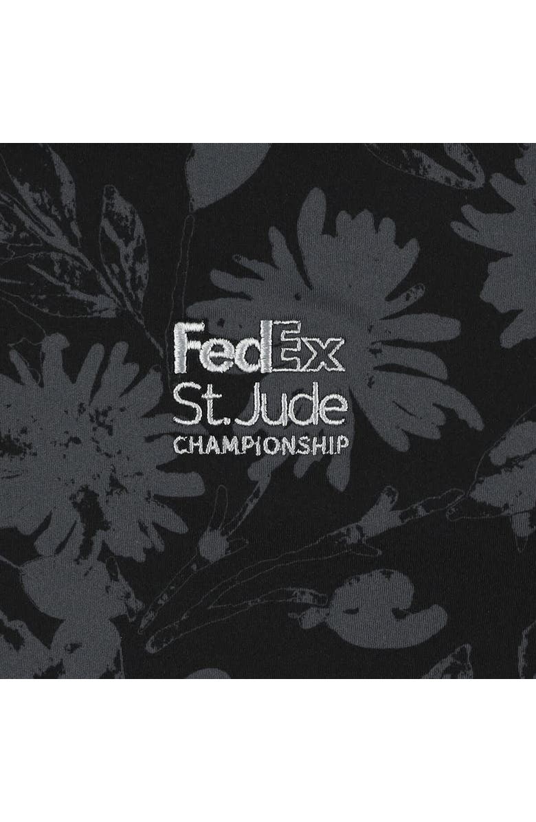 PUMA Men's Puma  Black FedEx St. Jude Championship MATTR Rose Polo, Alternate, color, 