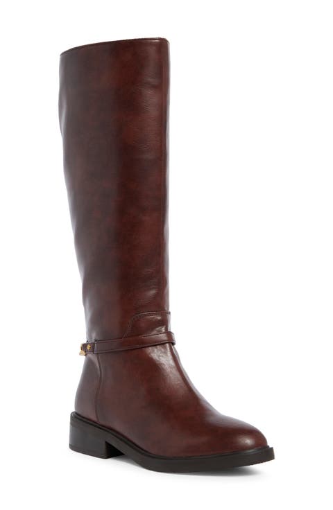 Adria Faux Leather Knee High Boot