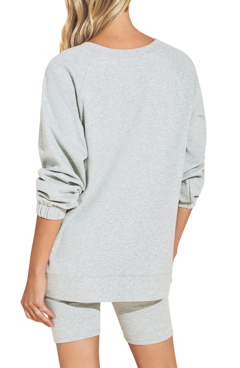Eberjey The Long Sweatshirt, Alternate, color, 