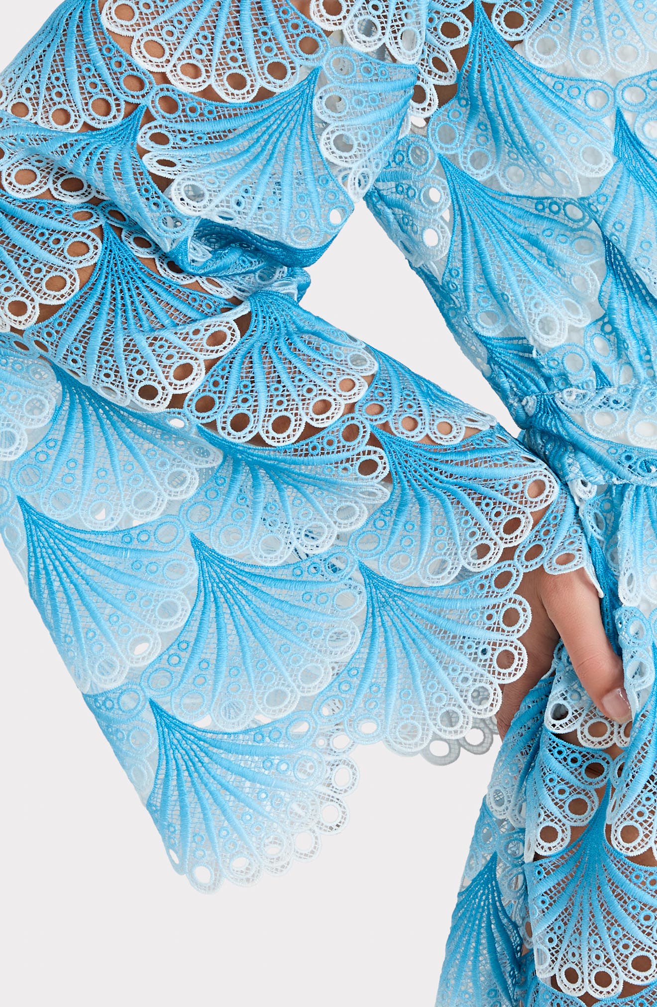 Jessie Bubble Wave Lace Cover-Up Dress - image 2