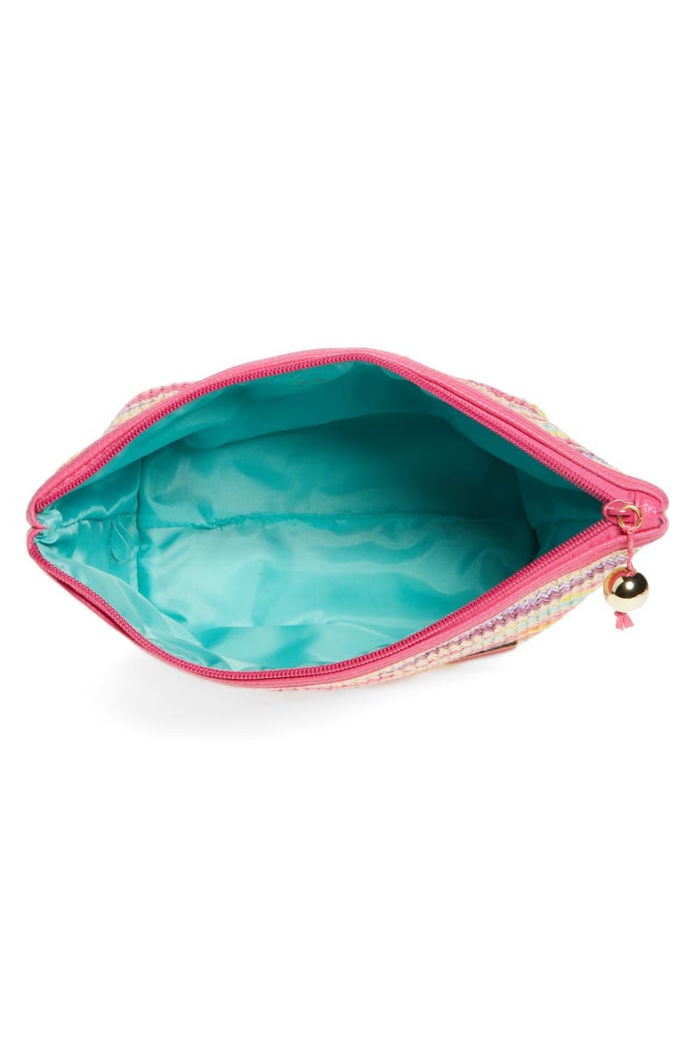 'Laura - Bermuda Large' Trapezoid Cosmetics Case, Alternate, color, NO COLOR