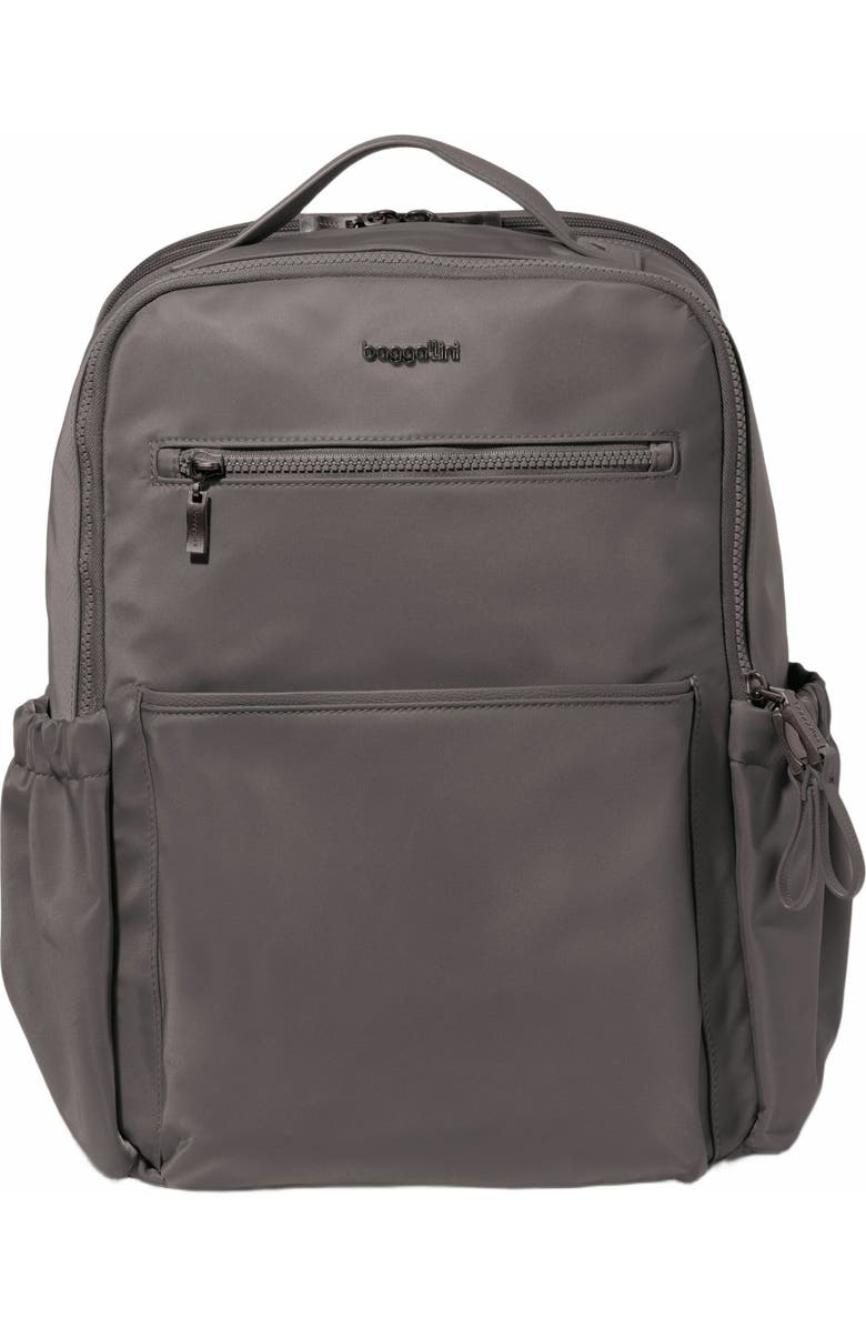 BAGGALLINI Tribeca Expandable Laptop Backpack, Main, color, Smoke Twill