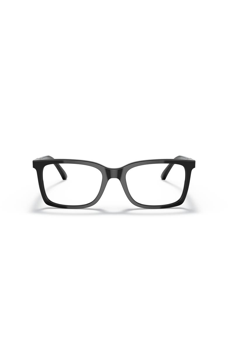 Brooks Brothers 55mm Square optical glasses, Alternate, color, Black