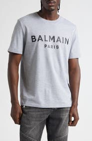 Balmain Print Cotton T-Shirt