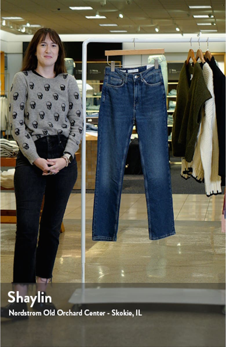 Mid Rise Straight Leg Jeans, sales video thumbnail