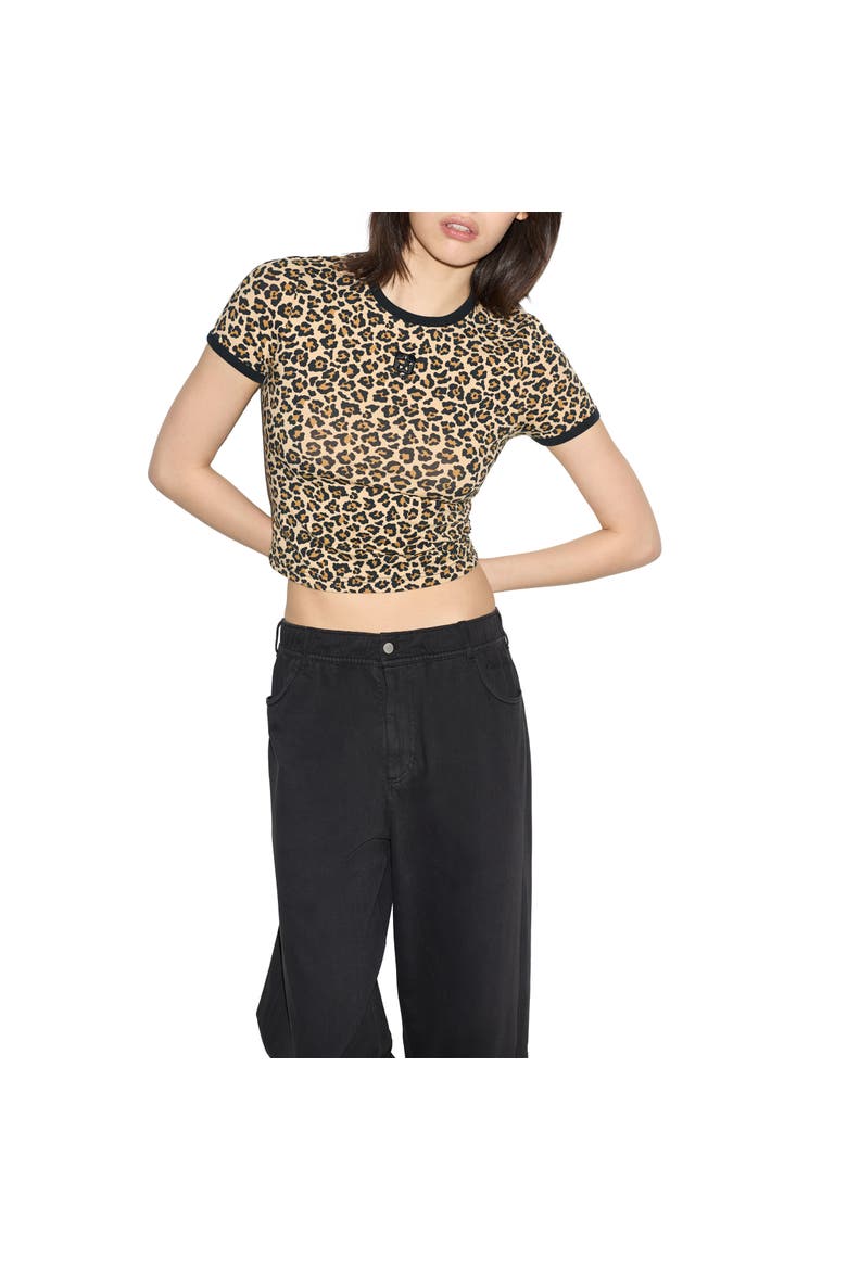 Box Star Tee, Main, color, Archive Cheetah Print