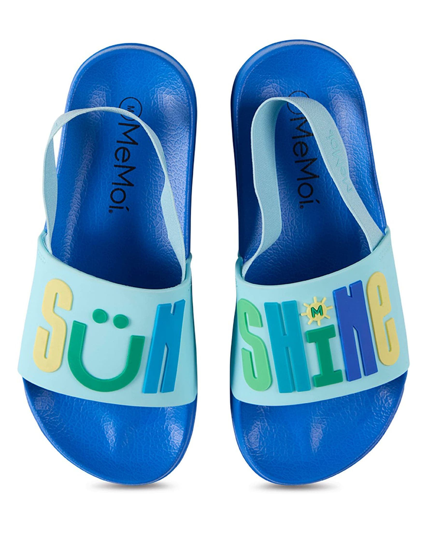 Kids' Sunshine Slide Sandal with Back Strap, Main, color, Blue