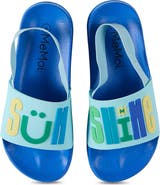 MeMoi Kids' Sunshine Slide Sandal with Back Strap