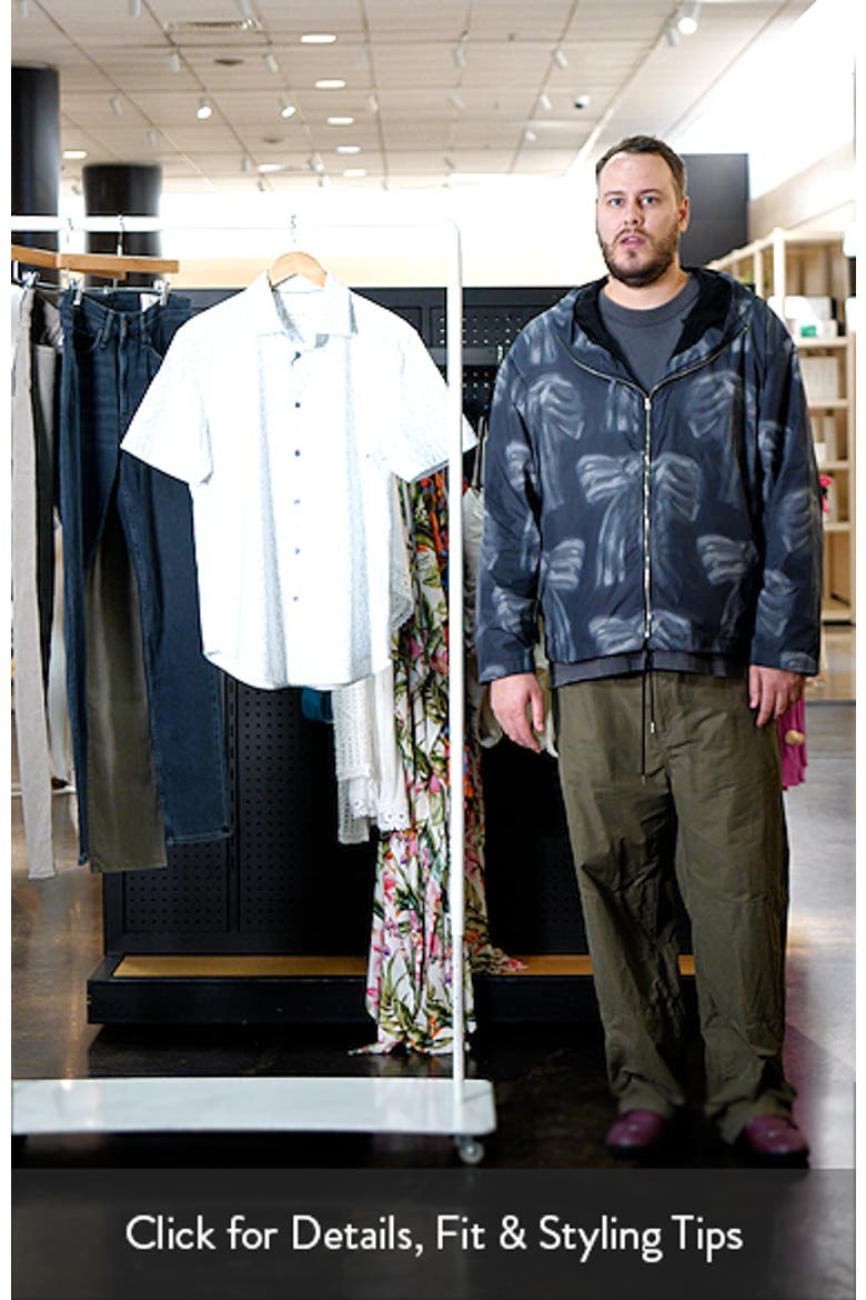 Miles OoohCotton® Print Short Sleeve Button-Up Shirt video