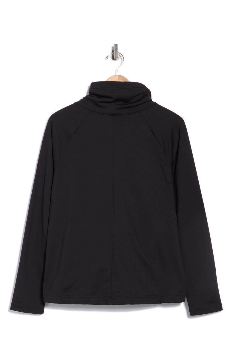APANA Zephyr Cowl Neck Pullover Sweatshirt, Alternate, color, Rich Black Solid