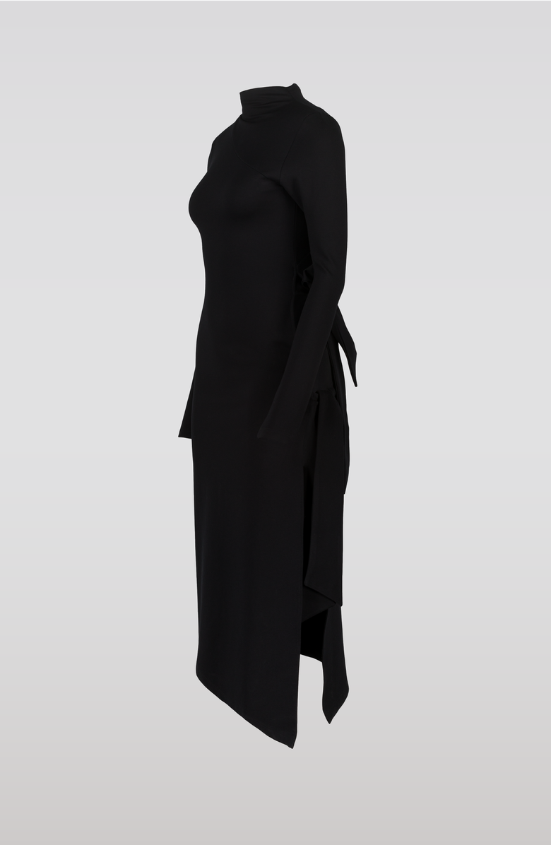 SAEMDI Open Side Jersey Dress, Alternate, color, 