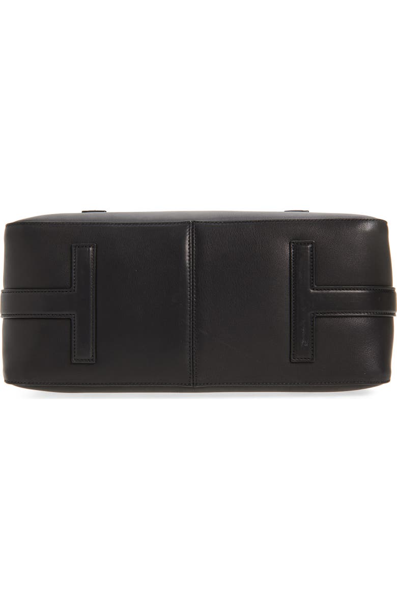 TOM FORD Medium Leather Shoulder Bag, Alternate, color, Black