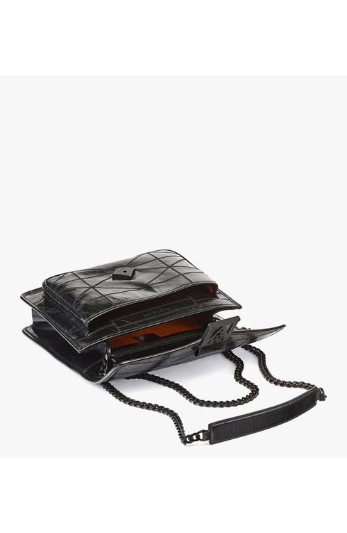 Mcm Travia Quilted Shoulder Bag In Black