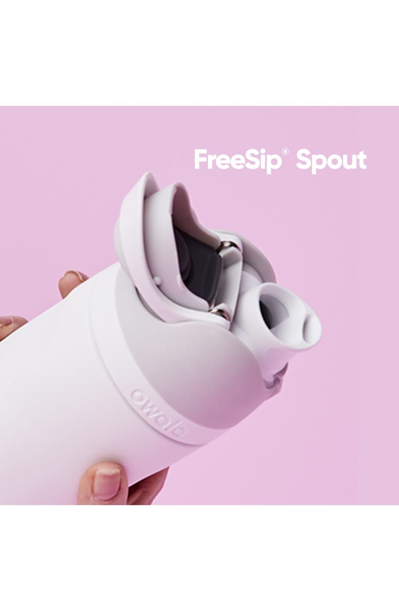 Owala 24oz. FreeSip Stainless Steel Water Bottle, Alternate, color, Shy Marshmallow