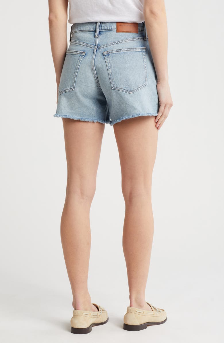 Lucky Brand '90s Midi Denim Shorts, Alternate, color, Summer Nights - Dest